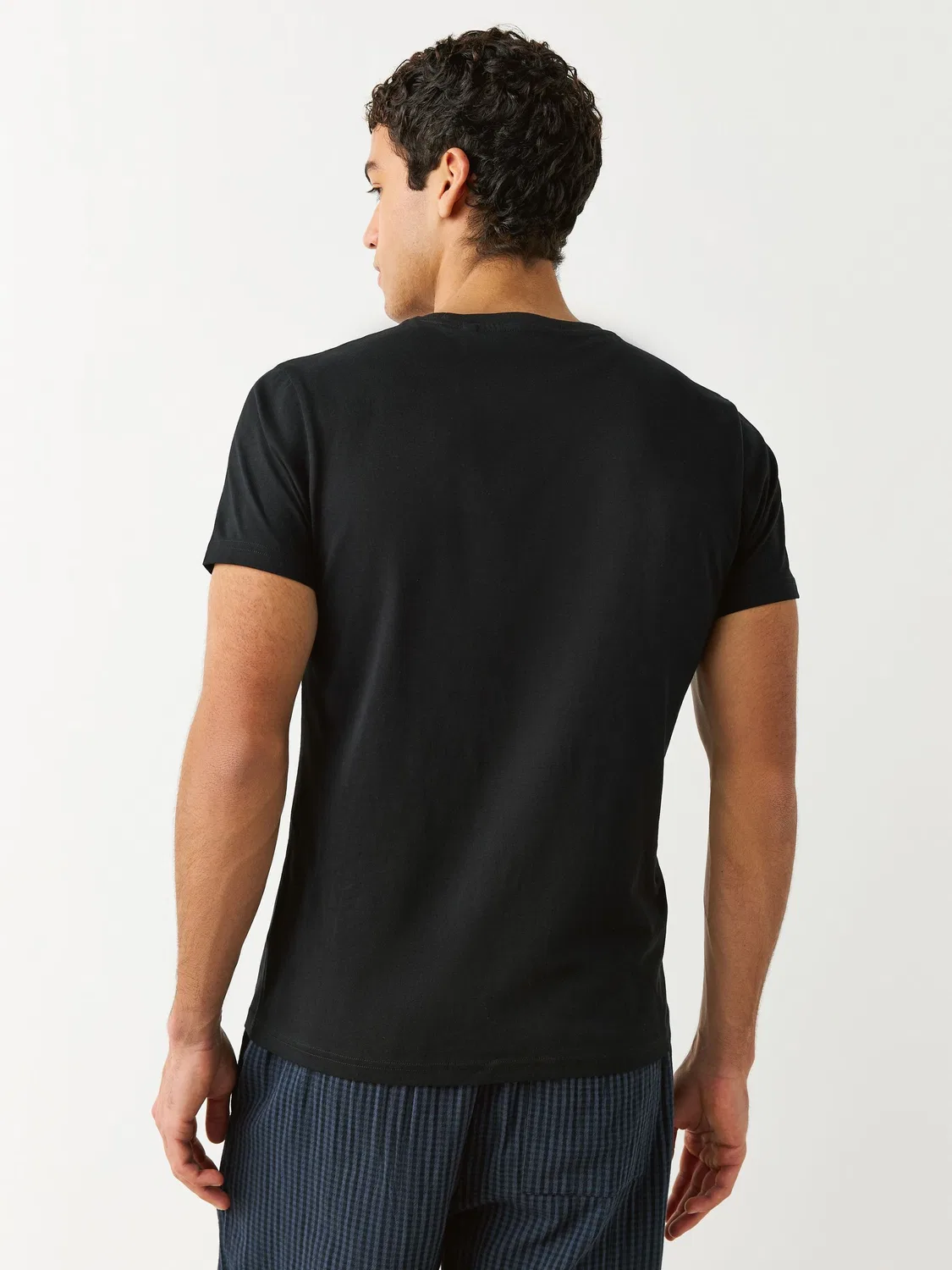 Футболки с коротким рукавом, 5 шт., Slim Fit Next, черный — фото 4
