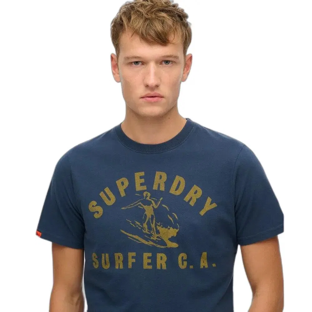Мужская футболка с принтом Lo-fi Outdoor Superdry, Blau — фото 4