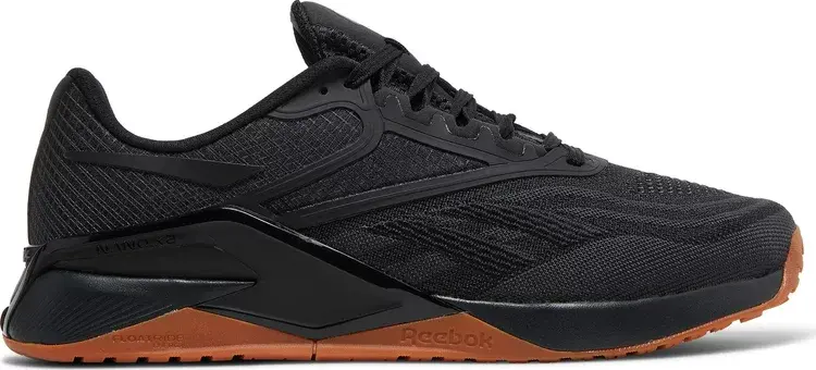 

Кроссовки nano x2 'black gum' Reebok, черный