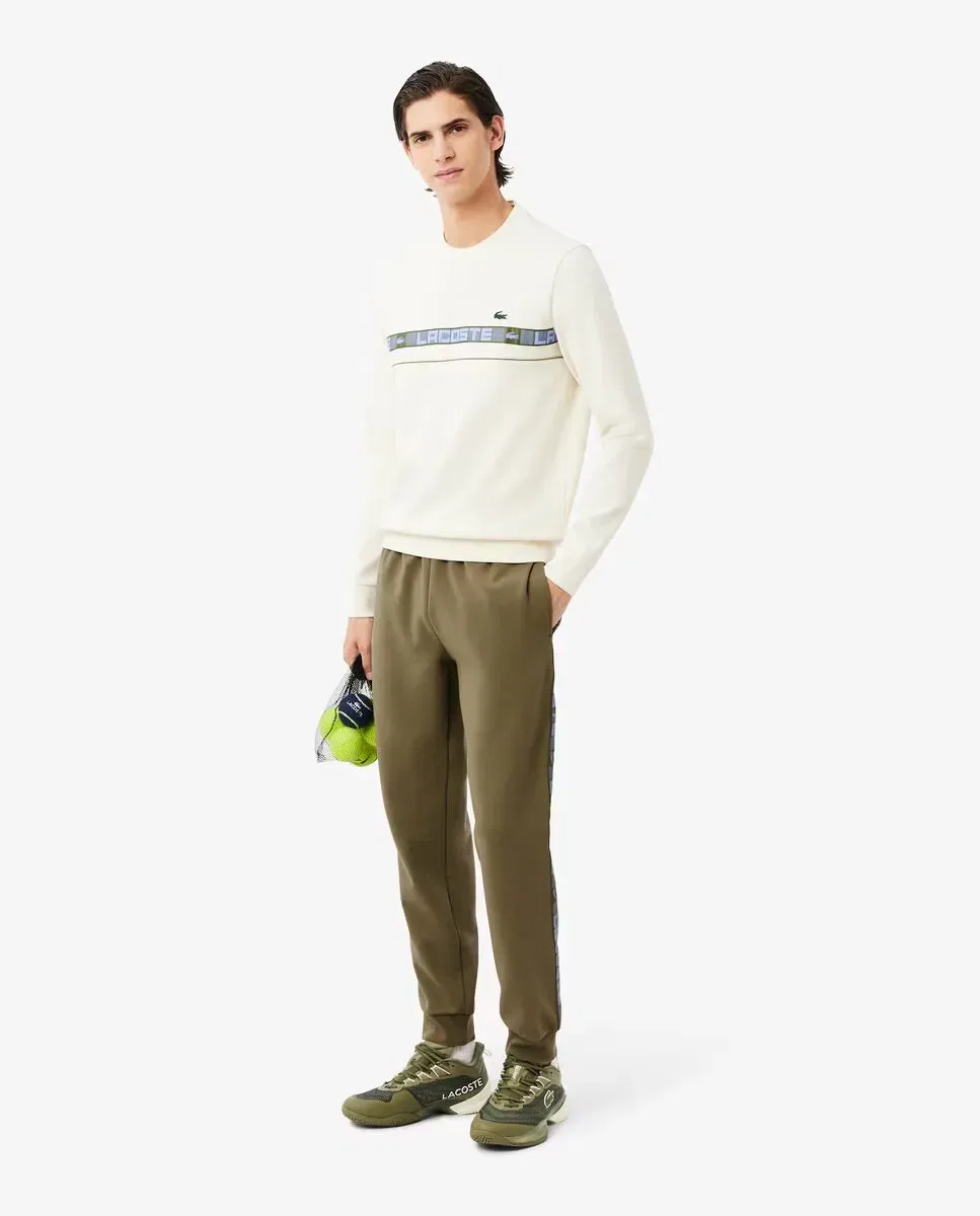 Мужские спортивные штаны с логотипом Lacoste, Verde Militar