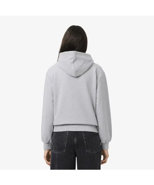 Худи Lacoste Теннисный корт с патчем, белый — фото 3