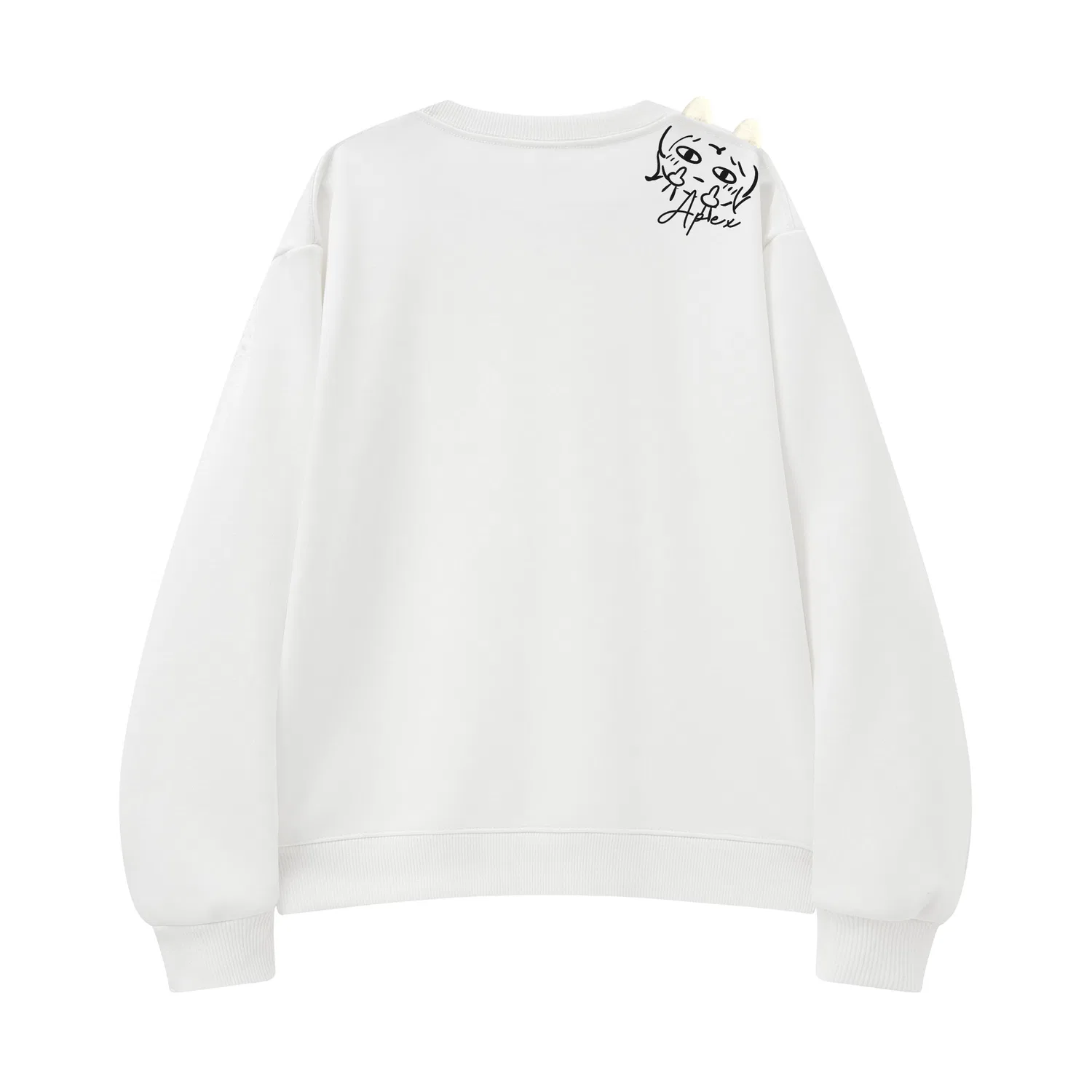 Детский свитшот унисекс с вышивкой, Crew Neck Moderate Regular, MUSCLETECH — фото 4