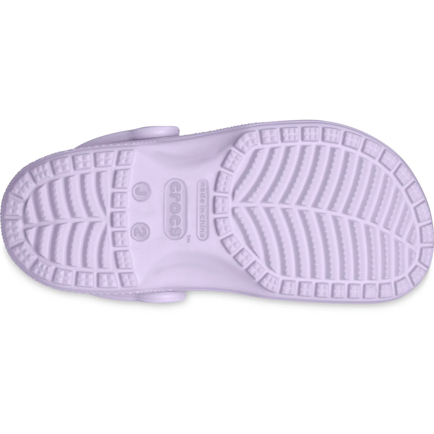 Детские летние клоги с перфорацией Crocs, Lavender — фото 3