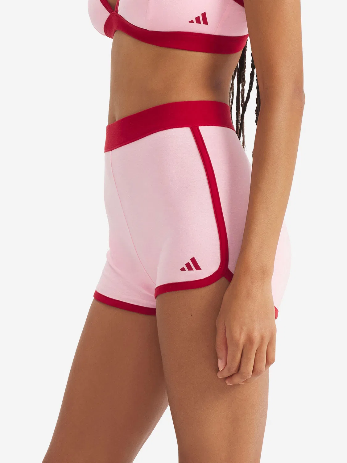 Женские трусы классические с принтом Sport Active Essentials Adidas, Rosa — фото 4