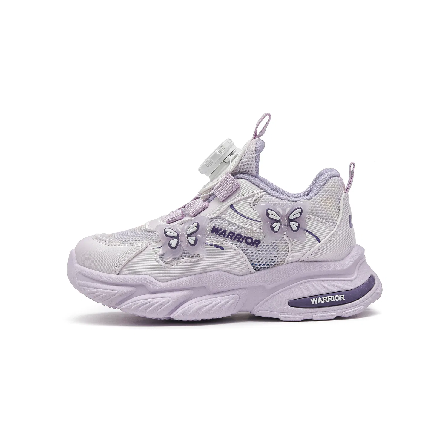 Детские кеды для девочек Light Purple (Single Layer) WARRIOR