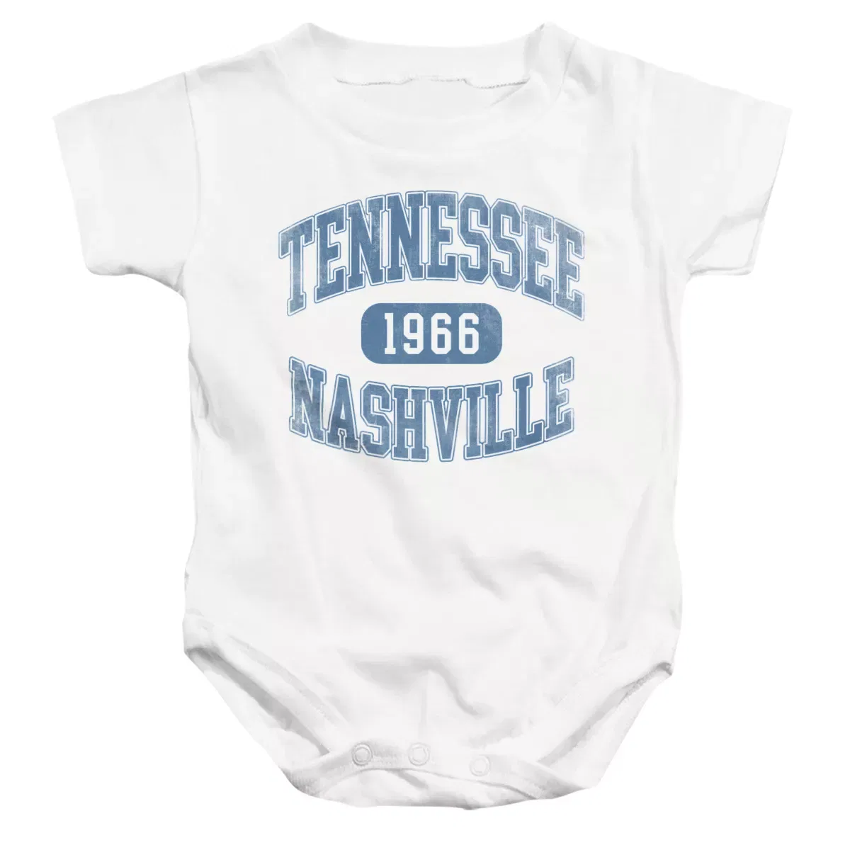 Детское боди с коротким рукавом Nashville Tennessee 1966 LOGOVISION, White