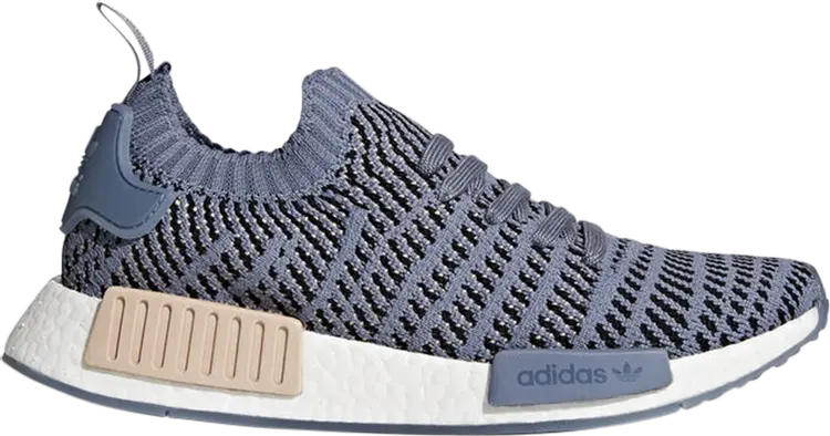 

Кроссовки Adidas Wmns NMD_R1 STLT Primeknit 'Steel', синий