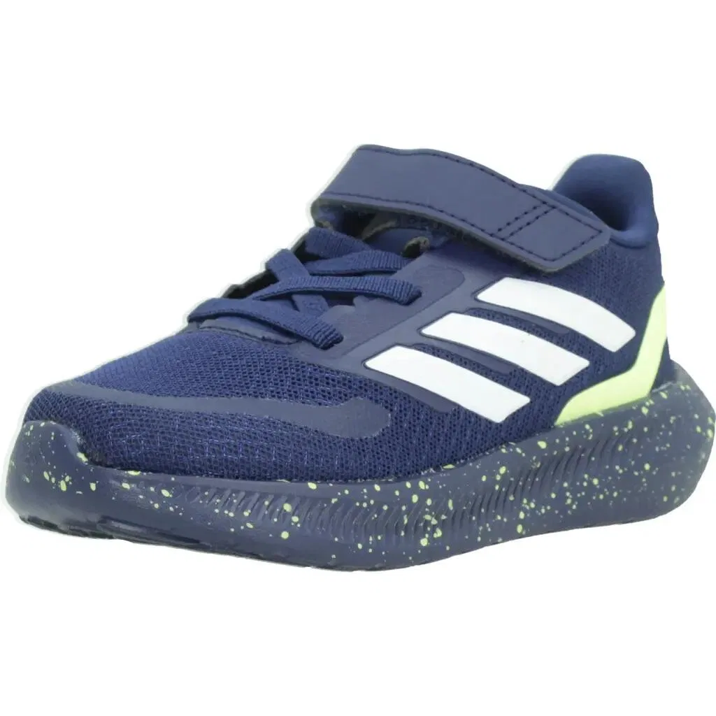 Детские кроссовки с технологией Cloudfoam Runfalcon 5 Adidas, Dark Blue White Yellow