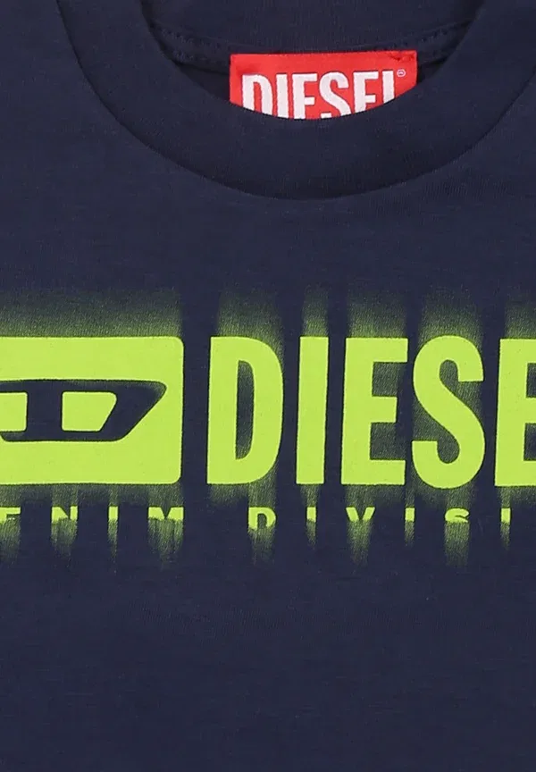 Футболка с принтом Diesel, синий — фото 3