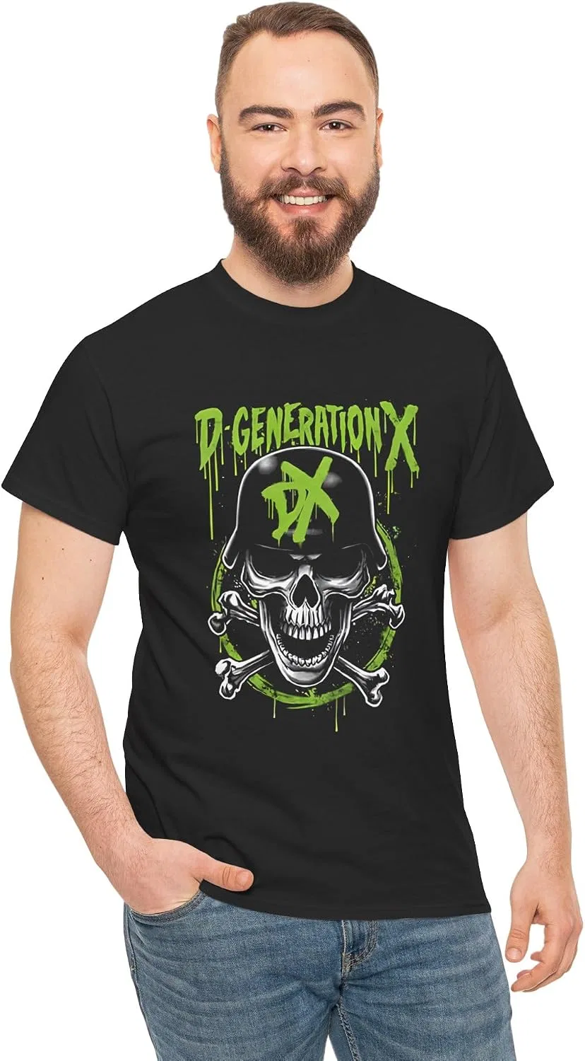 Мужская футболка с принтом D-Generation X, чёрный — фото 2