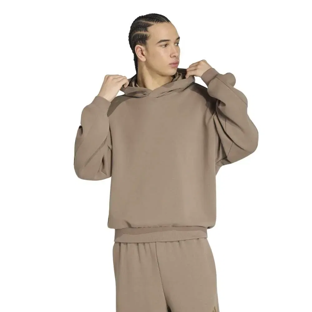 Мужской свитшот с капюшоном Soft Lux Adidas, Brown