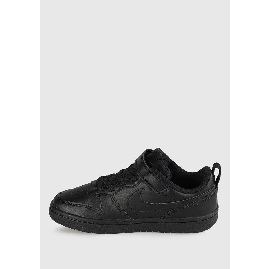 Кроссовки повседневные с кожаным верхом Court Borough Low 2 Nike, Черный — фото 2