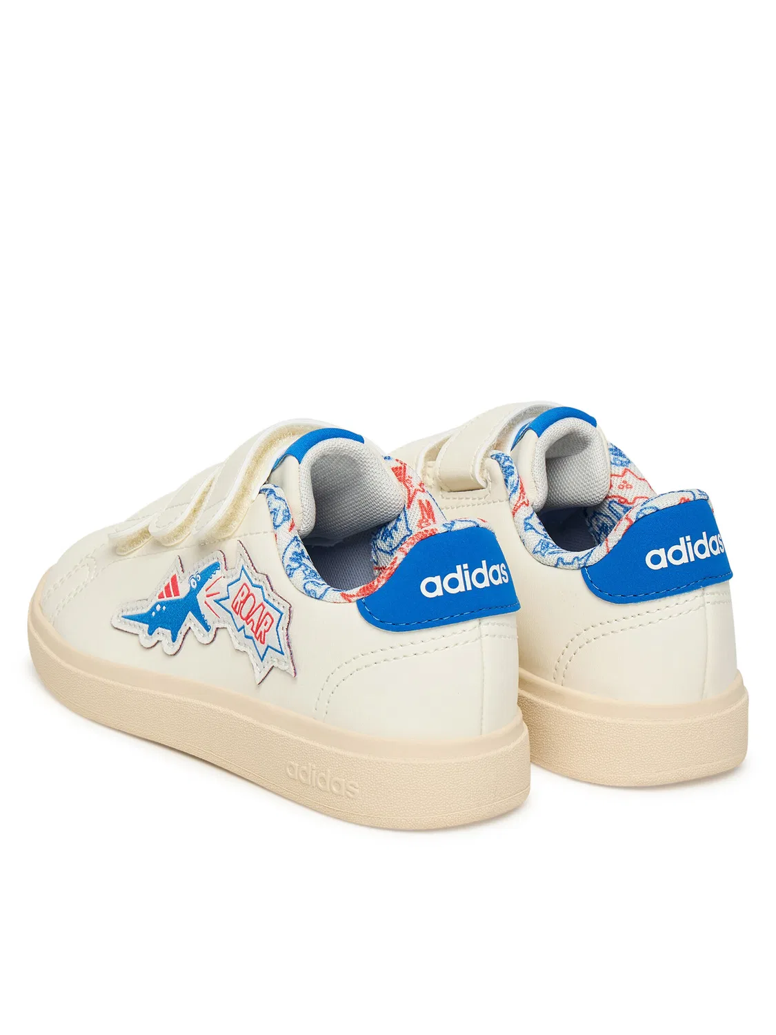 Кроссовки для мальчика Advantage Dino Shoes Kids Adidas, кремовый — фото 3