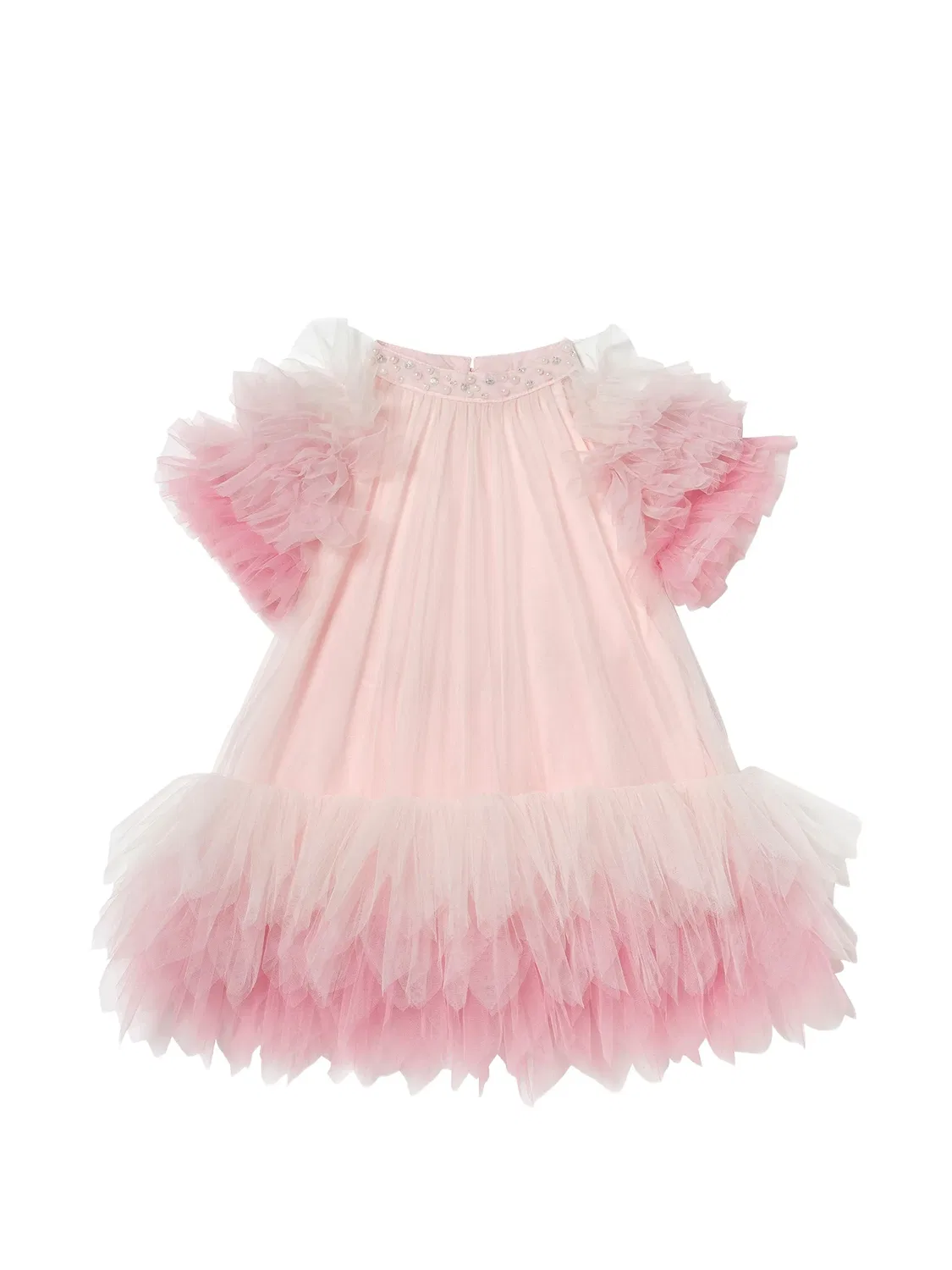Платье из рюшей и тюля Tutu Du Monde, розовый