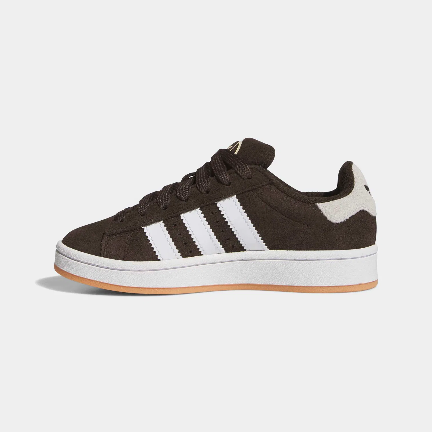Детские ретро-кроссовки Campus 00s Adidas Originals, Aurora Coffee/White/Gum — фото 3