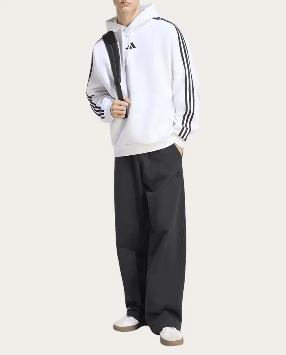 Мужская толстовка, Essentials, adidas, белый — фото 3