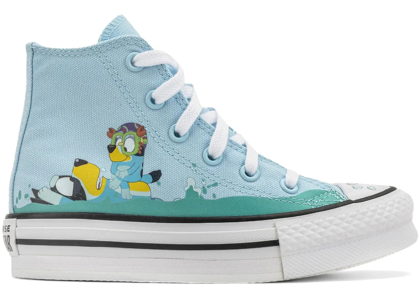 Детские кеды с принтом Converse Chuck Taylor All Star Eva Lift Hi Bluey Converse, Blue/White/Multi