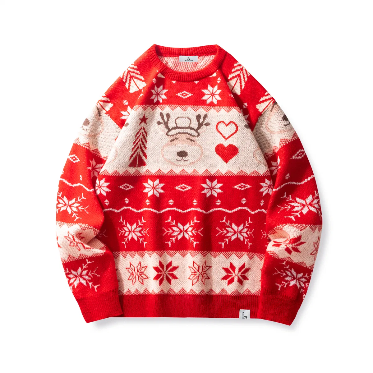 Детский свитер с круглым вырезом Red PAL ONGACO, Red
