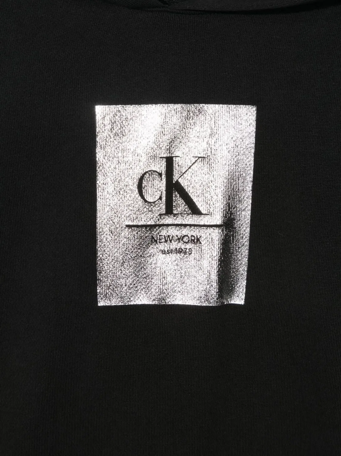 Платье‑худи с логотипом Calvin Klein, черный — фото 2