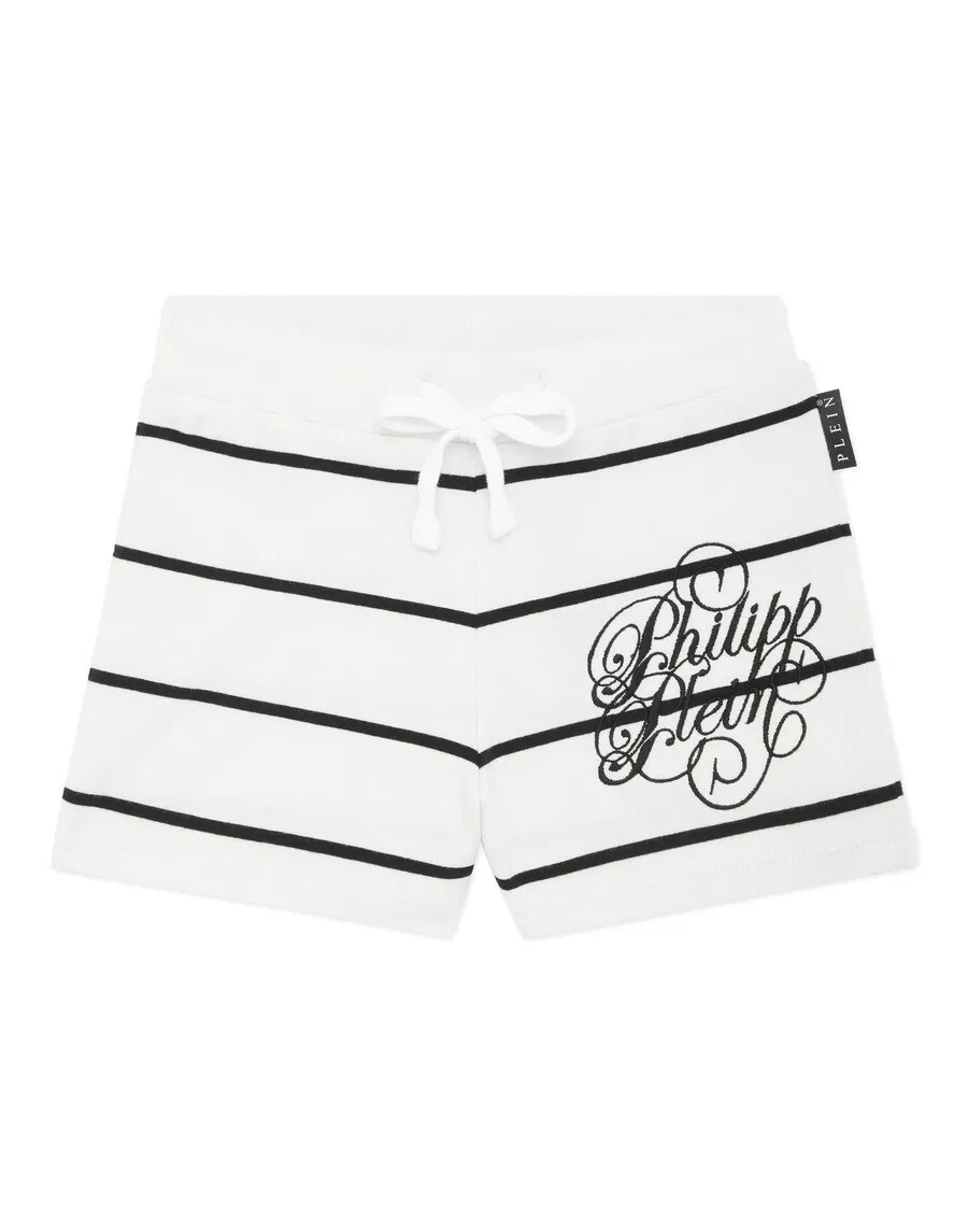Шорты Philipp Plein Regular, цвет «слоновая кость»