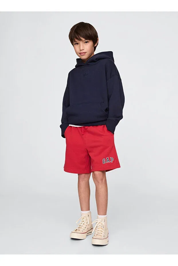Детские шорты для мальчиков с эластичным манжетом Gap, Red