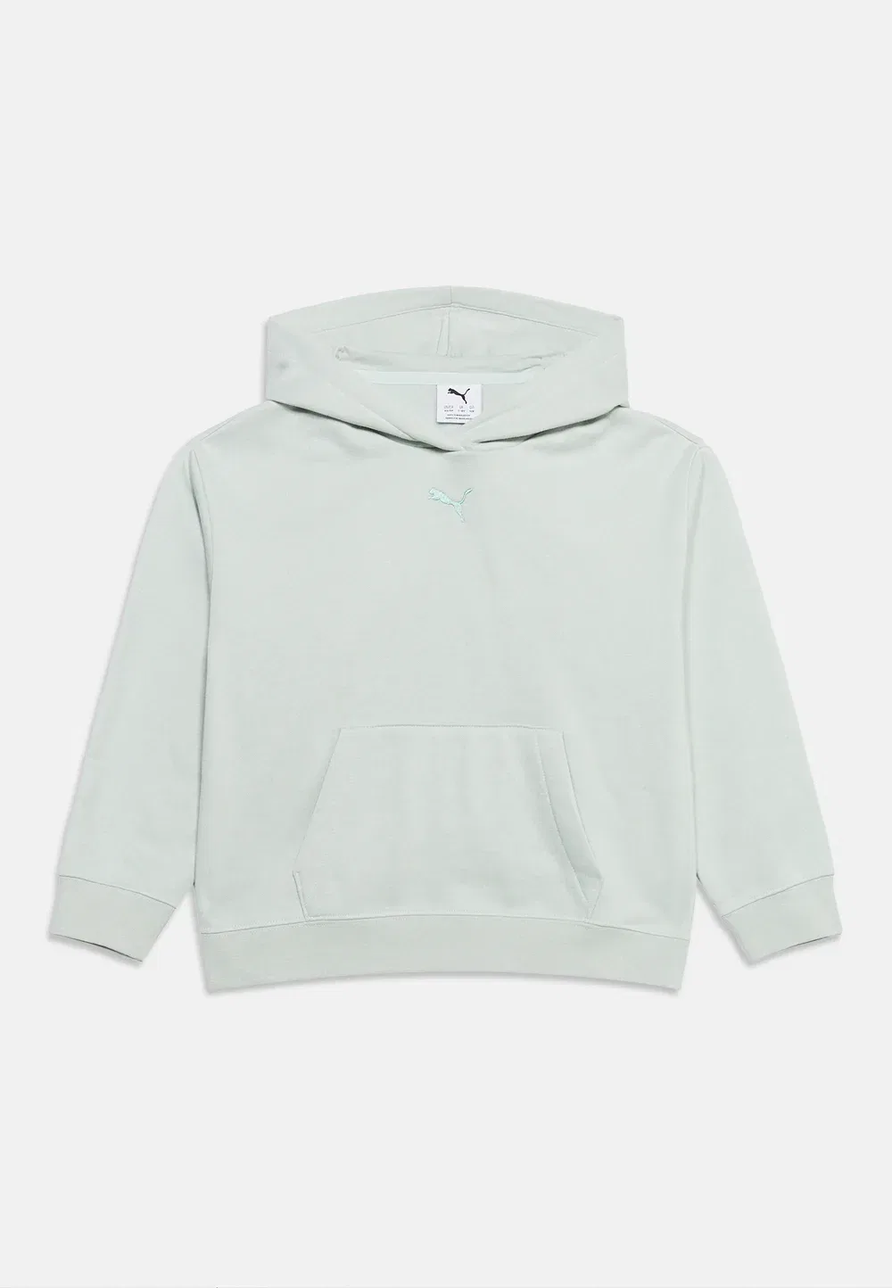 Толстовка унисекс с центрированным логотипом кошки Puma, Créme De Mint