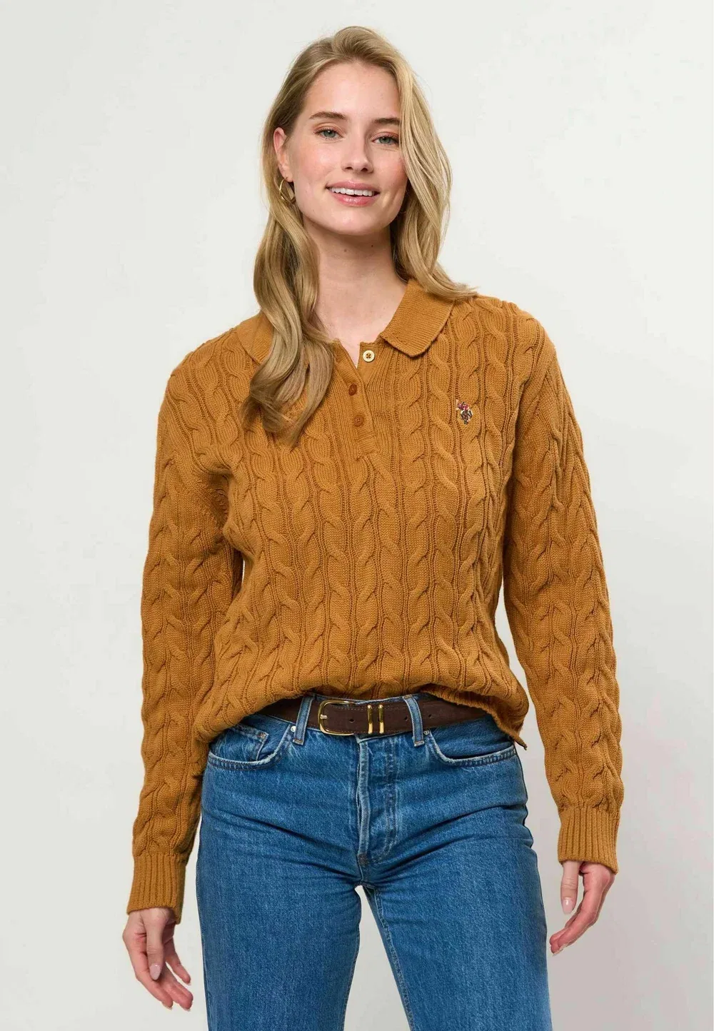 Карин - свитер U.S. Polo Assn., Brown Sugar
