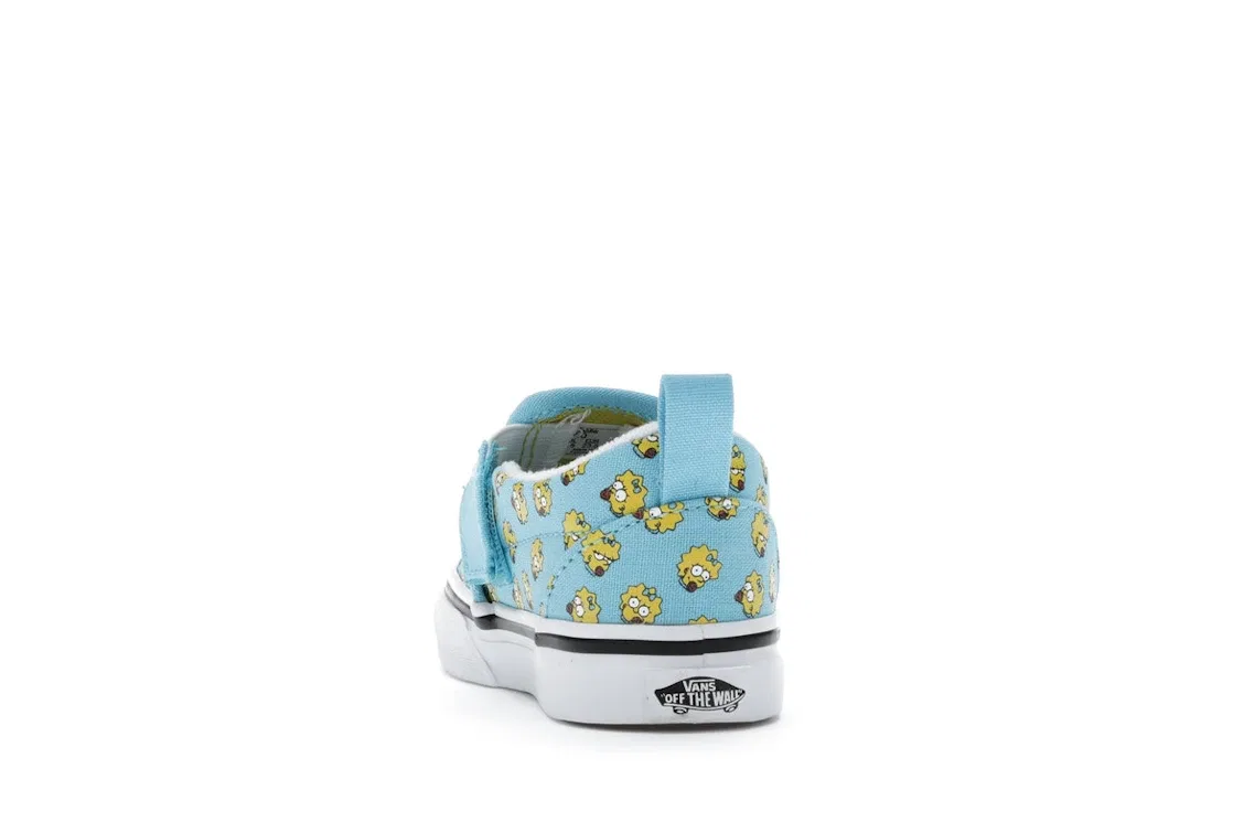 Детские кеды Slip-On V The Simpsons Maggie Vans, Blue/White — фото 4