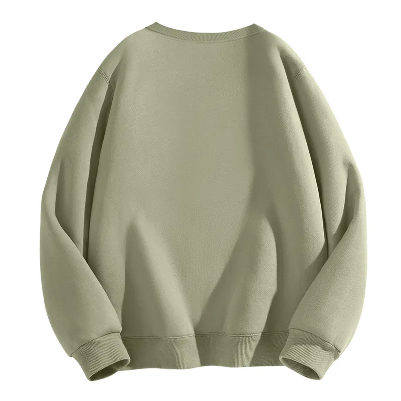 Детский свитшот с принтом Tai Chi Cat Chest Logo MINISO, Gray Pea Green — фото 4