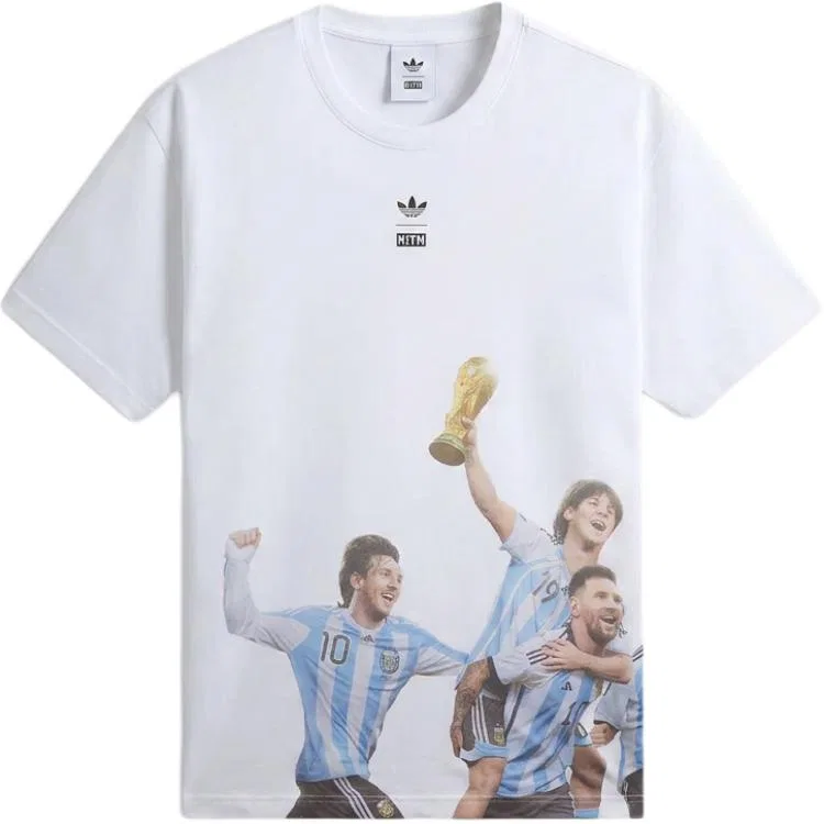 Футболка KITH X MESSI, Adidas Originals, White