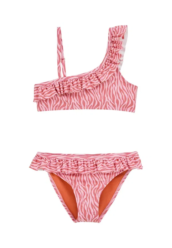 Купальник комплект Animal print We Fashion, Pink, розовый