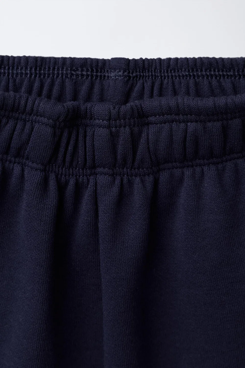 Спортивный комплект из футболки и шорт-бермуд из хлопка. ZARA, Navy blue — фото 4