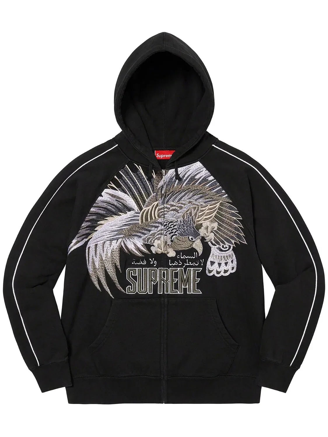 Supreme Худи Falcon черный