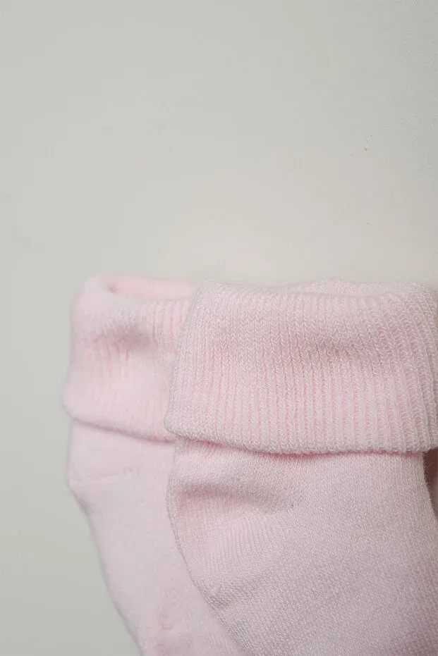 Детские носки для девочек хлопковые 6 пар Generic Brands, Pink Mix — фото 3