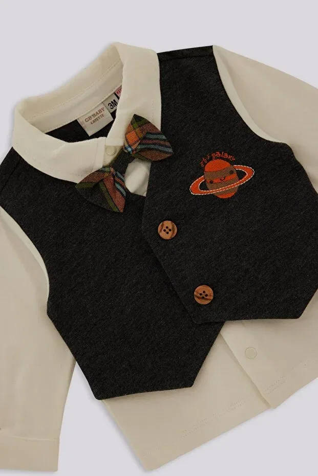 Детская рубашка для мальчиков с длинным рукавом Layette, Colored — фото 2