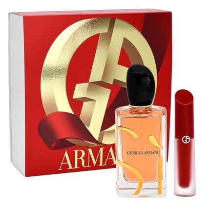 

Giorgio Armani Si Intense 100ml Eau de Parfum & Lip Maestro Satin 12 4ml