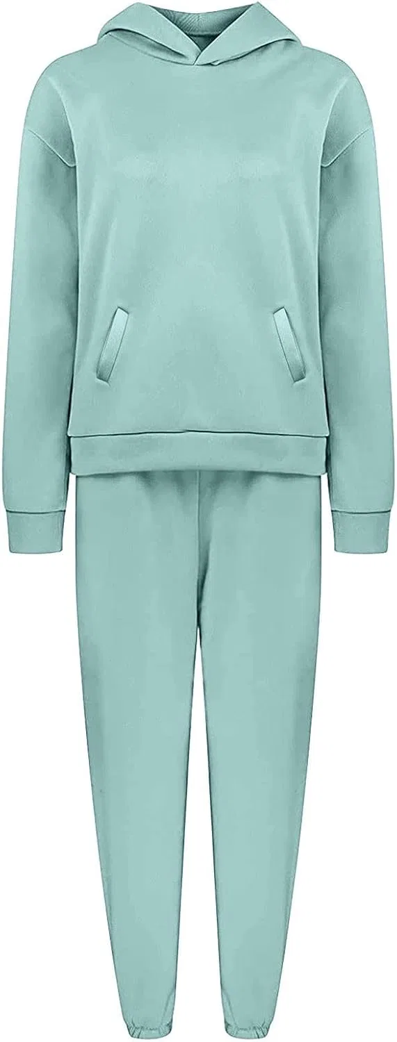 Женский спортивный комплект из худи и брюк, Oversized Fit — фото 4