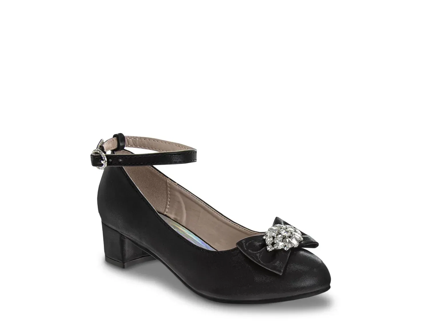 Туфли с блестками, Low Heel Sparkle Pump, Badgley Mischka, черный
