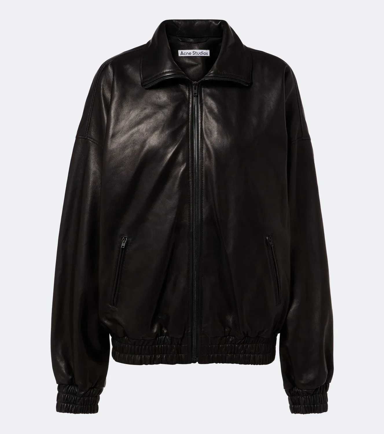 Кожаная куртка Acne Studios, черный