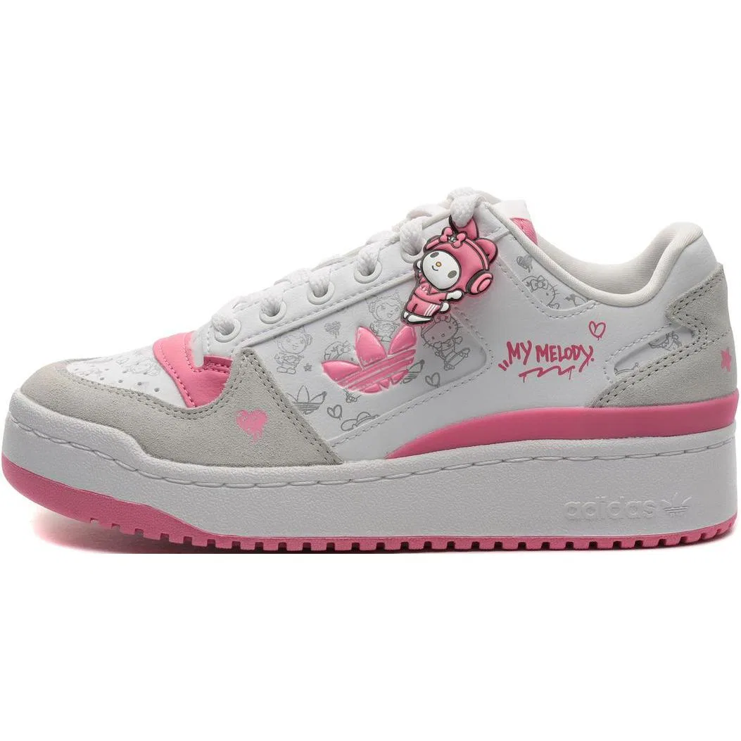 Кроссовки для скейтбординга Adidas Originals Forum Bold J, White Red