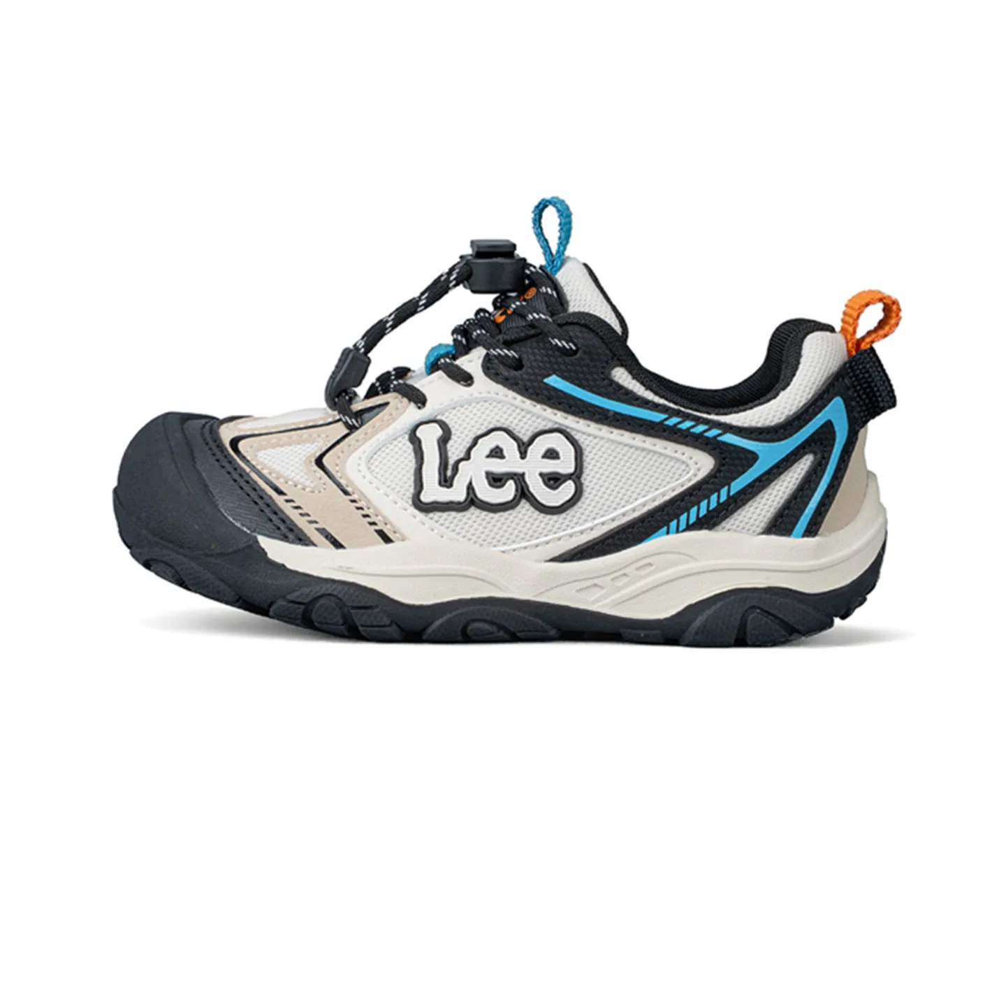Детские повседневные кроссовки с принтом Lee, Blue Orange