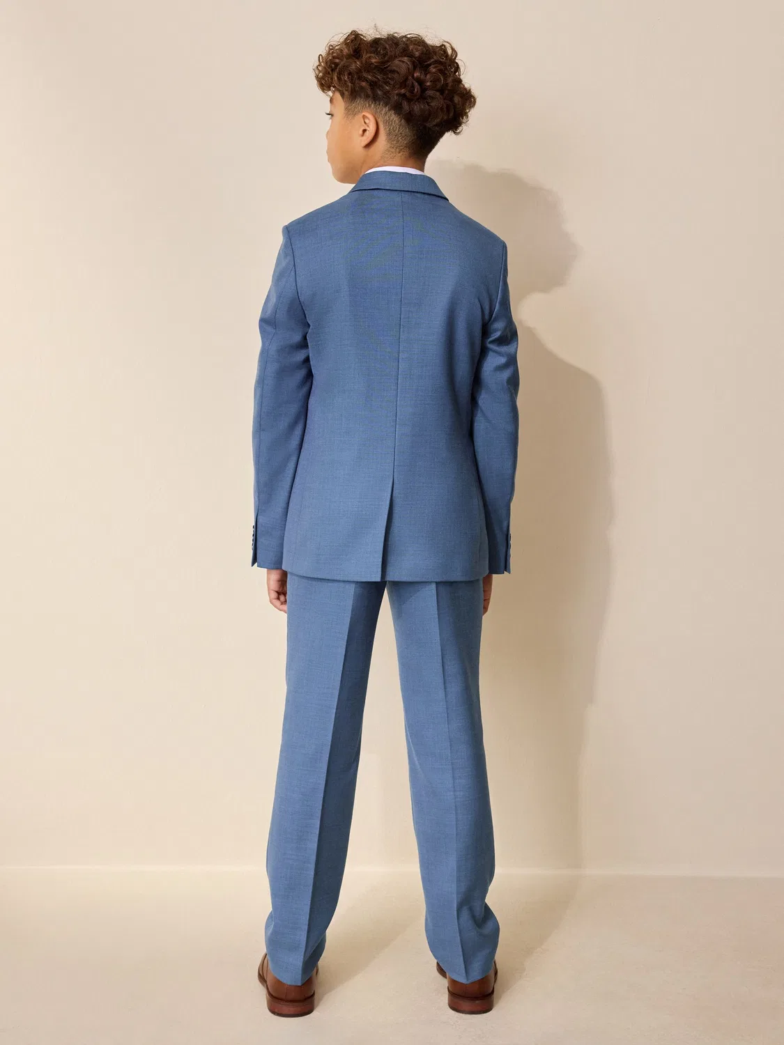 Пиджак двубортный Tailored Fit Next, синий — фото 2