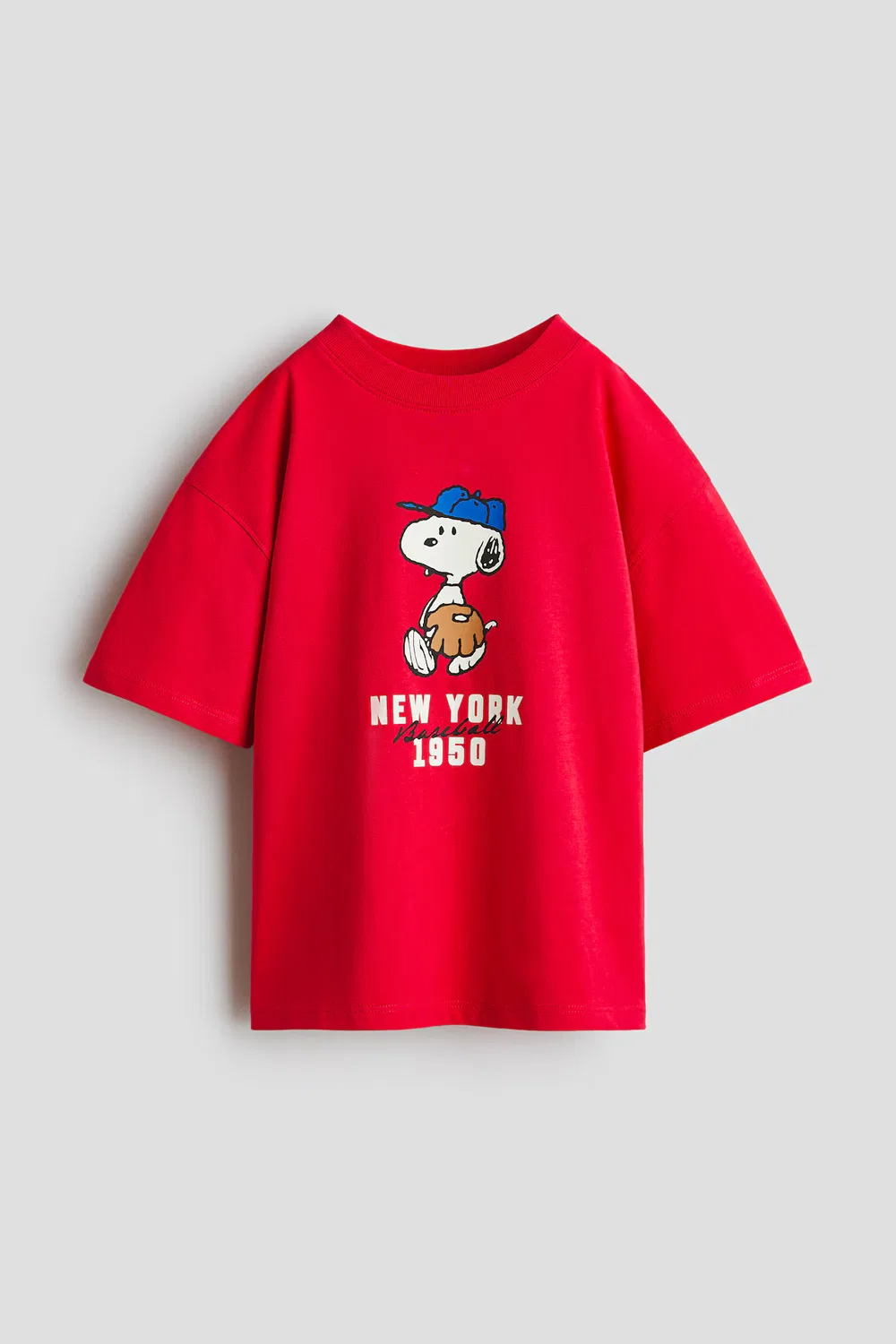 Футболка оверсайз с принтом H&M, Rot/Snoopy