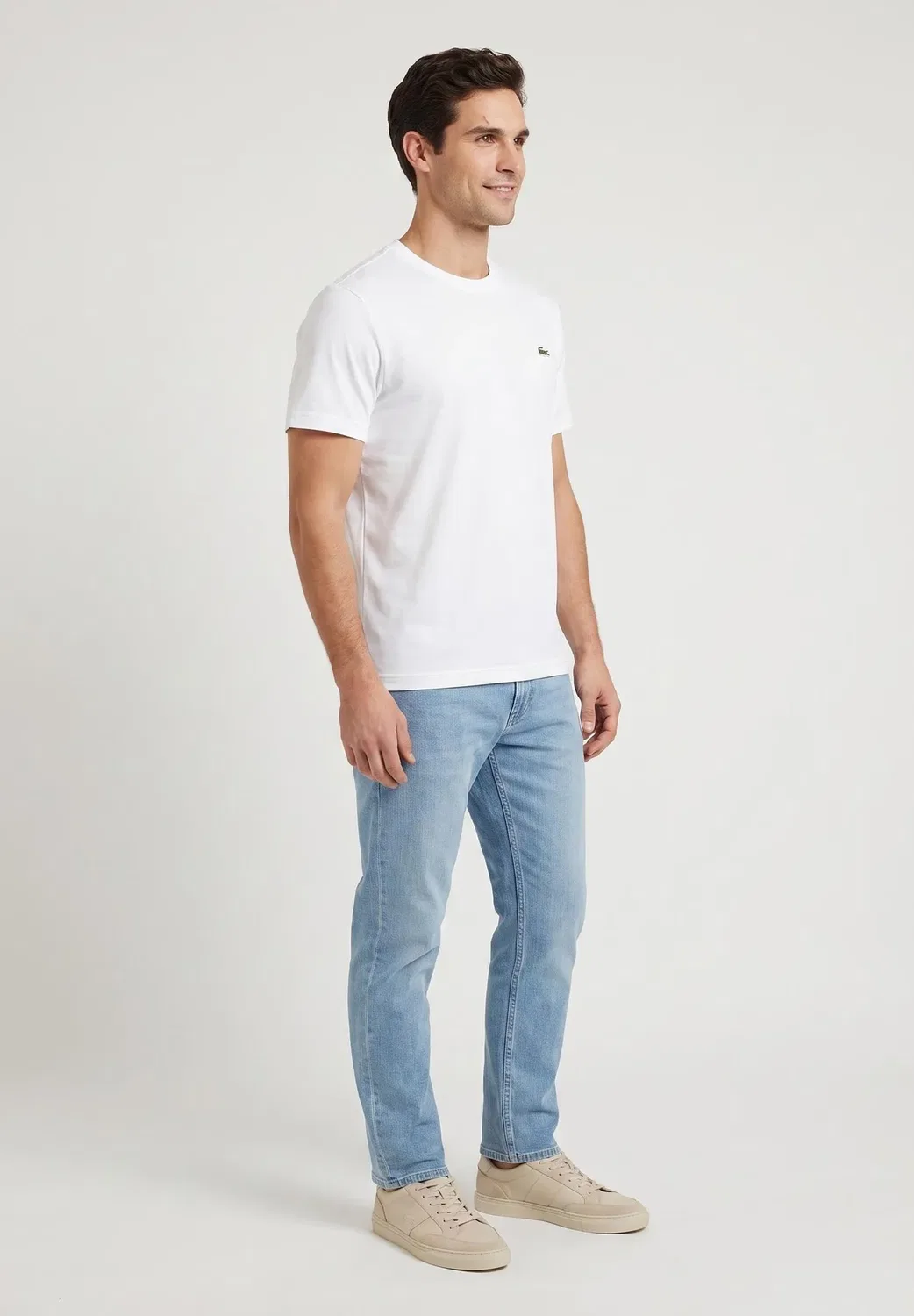 Th6602 - футболка с принтом Lacoste, Blanc — фото 2