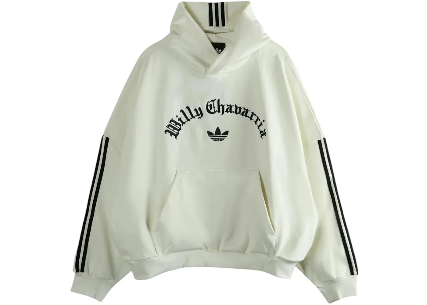 Женская худи Oversized Adidas x Willy Chavarria Merch, Off White