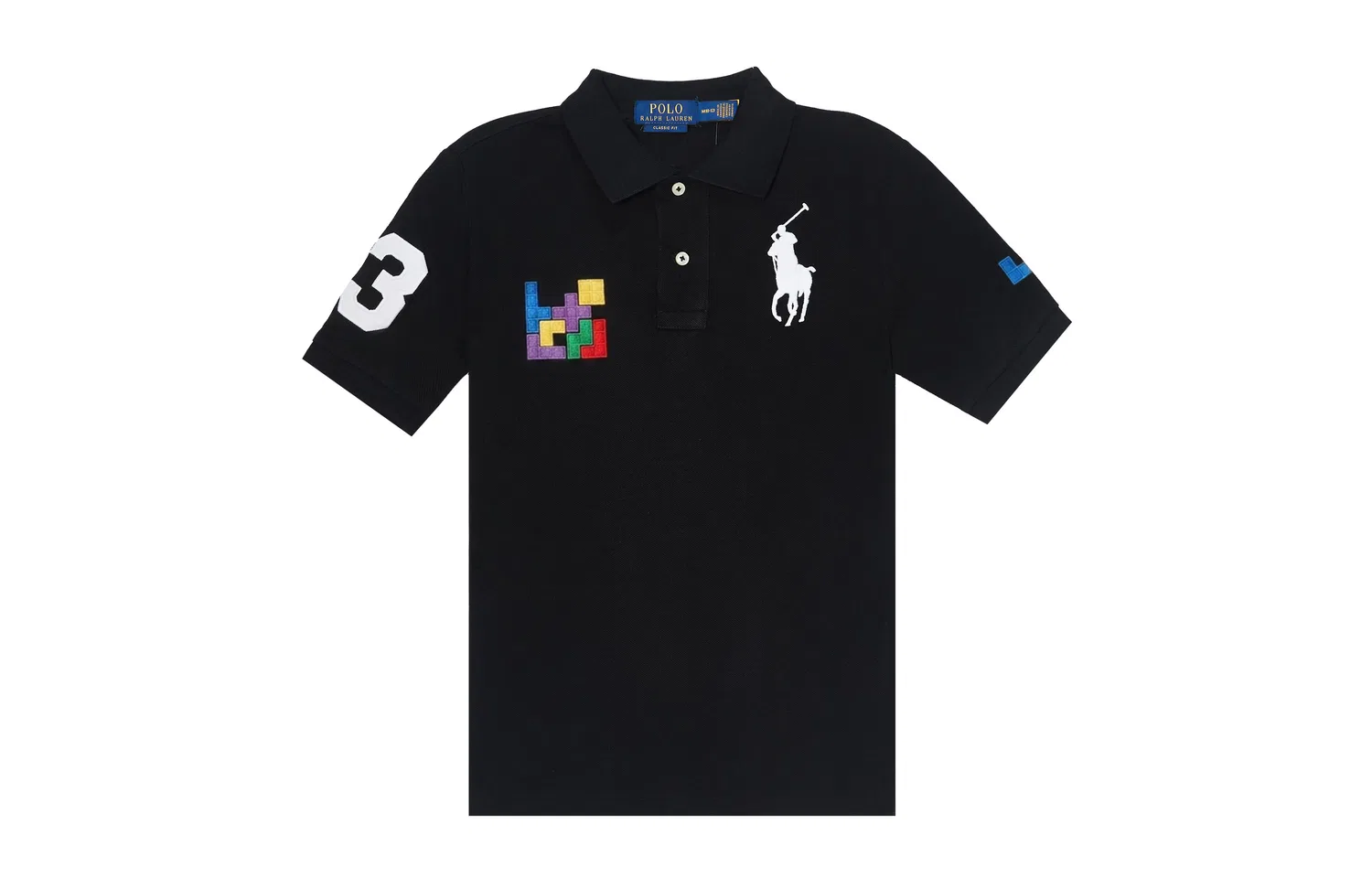 Детское поло для мальчиков с коротким рукавом Black (RU Block) Polo Ralph Lauren