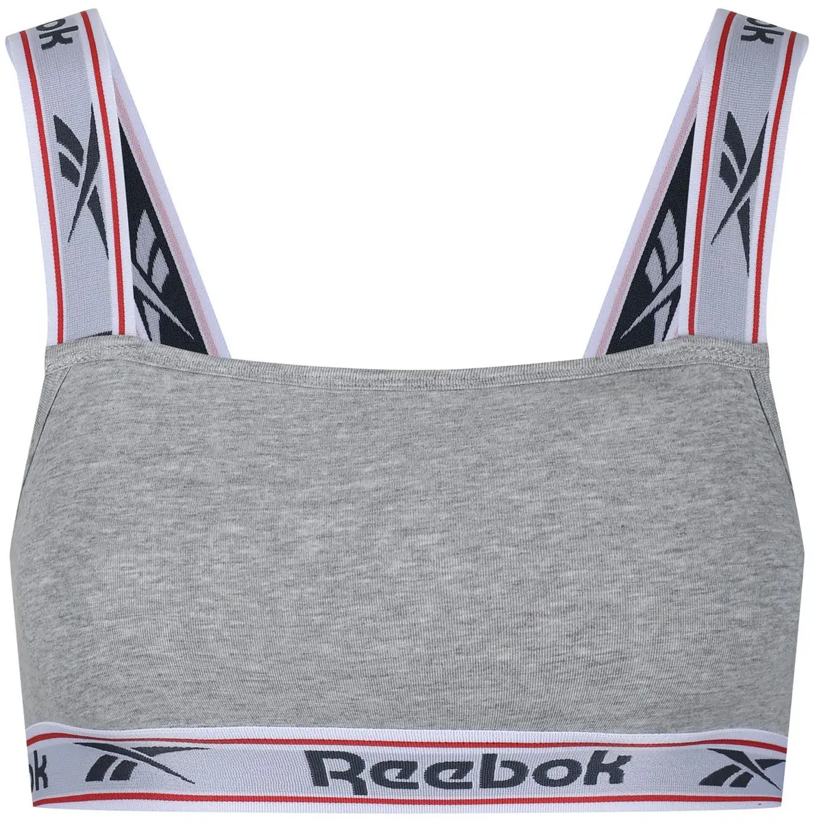 

Бюстье Reebok "Krystal" на толстых бретелях с логотипом, серый
