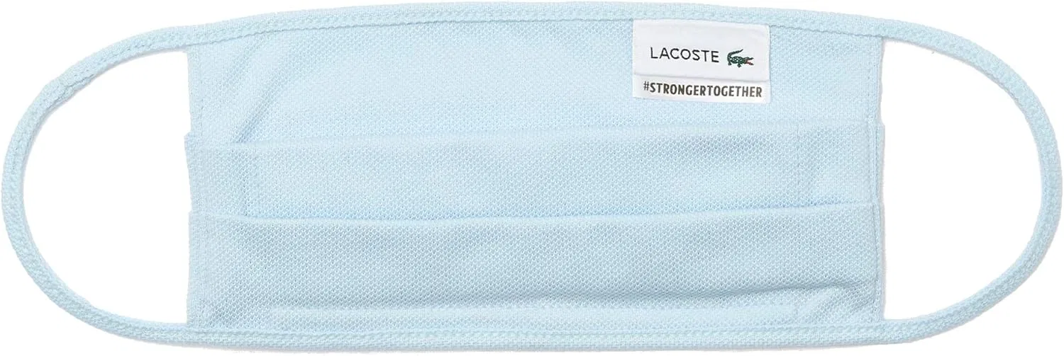 Маска для лица Lacoste Cotton Pique, голубой, 1 шт — фото 3