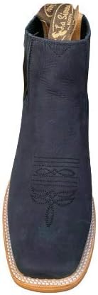 Мужские ботинки Dona Michi Cowboy из кожи, слипоны, на щиколотку, с квадратным носком, черный — фото 2