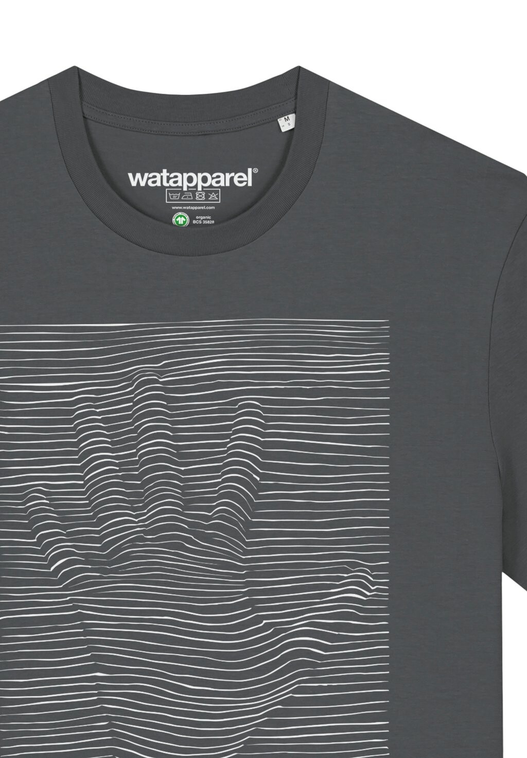 

Футболка с принтом 3DILLUSION watapparel, антрацит